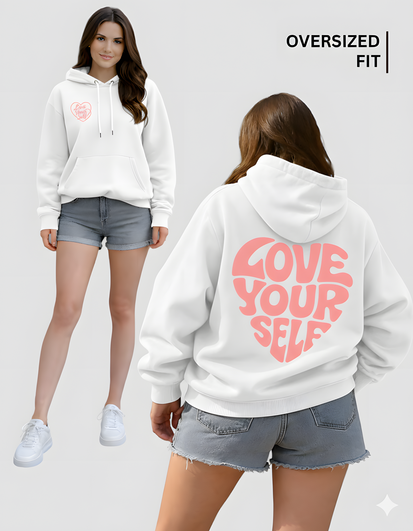 Love Yourself Unisex Oversized Hoodie