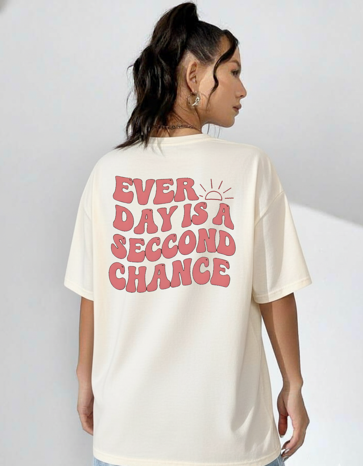 Every Day is Second Chance💯💫 /Unisex Oversized Classic T-Shirt