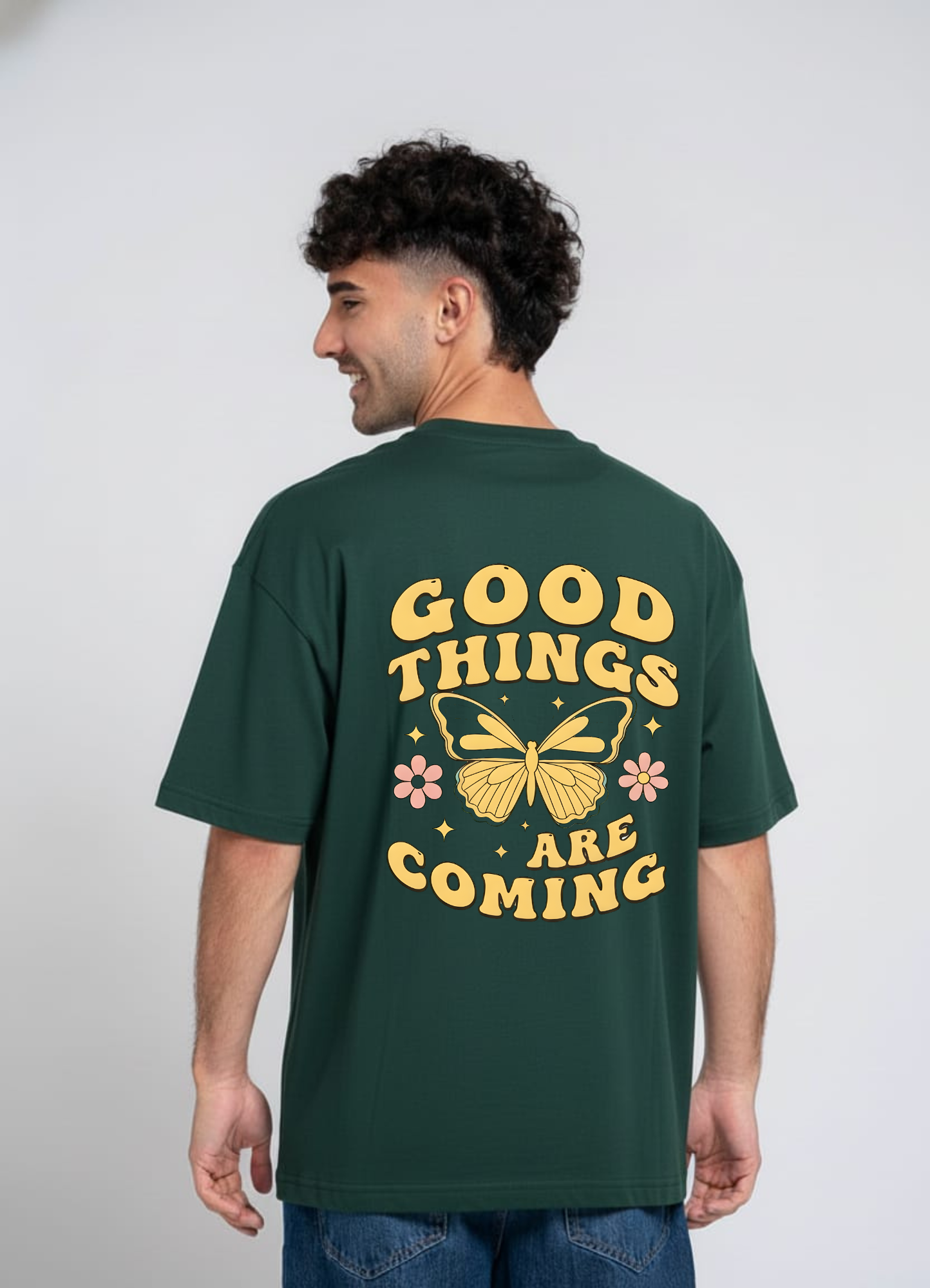 😊Good Things Are Coming❤️✌️-Unisex Oversized Classic T-Shirt