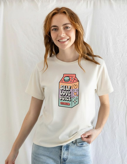 Self Love Juice💙 Classic Tshirt For Daily Wear