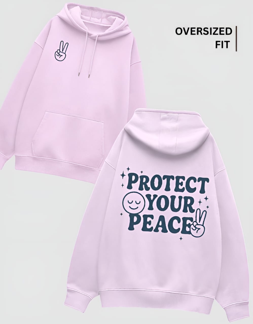 Protect Your Peace Unisex Oversized Hoodie
