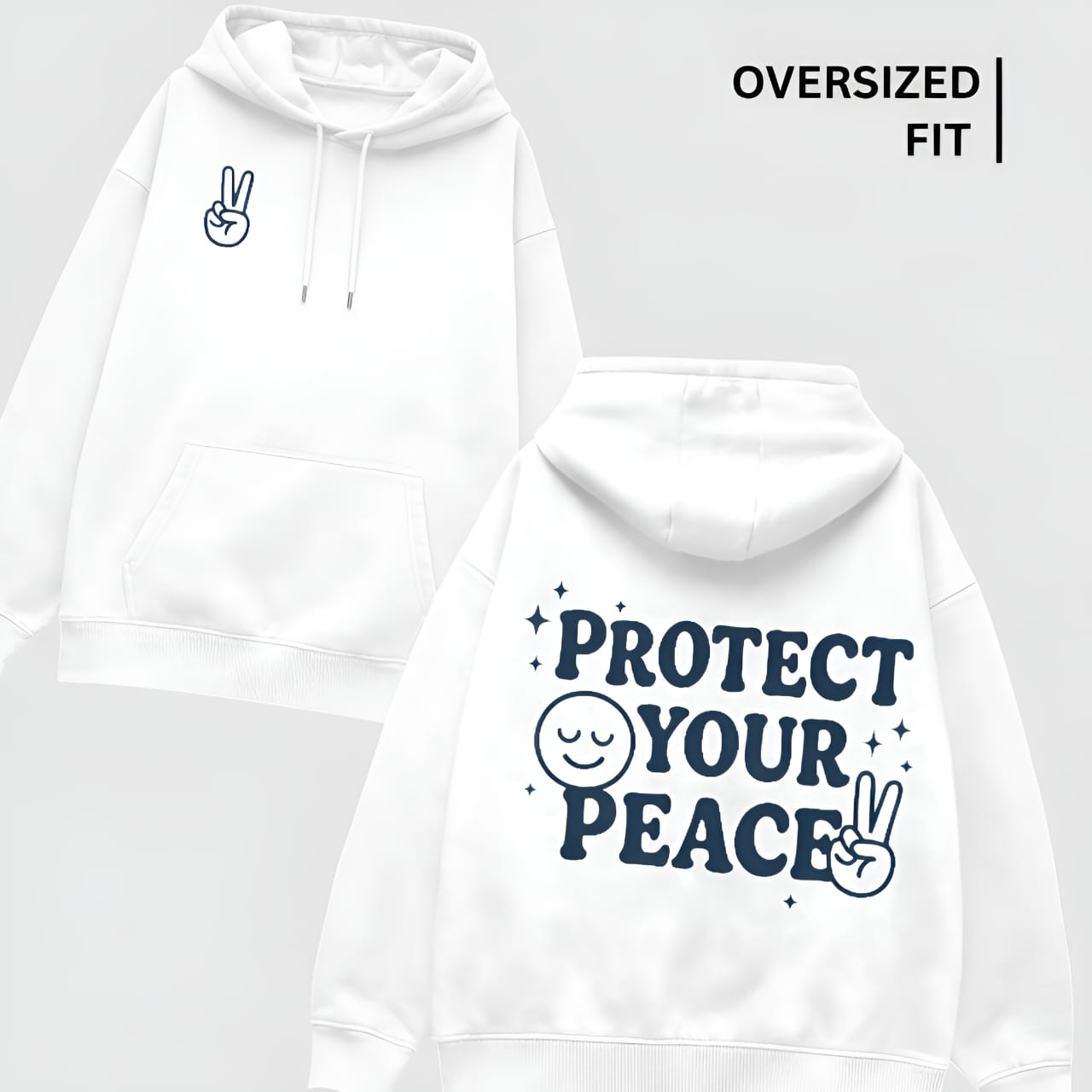 Protect Your Peace Unisex Oversized Hoodie