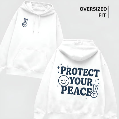Protect Your Peace Unisex Oversized Hoodie