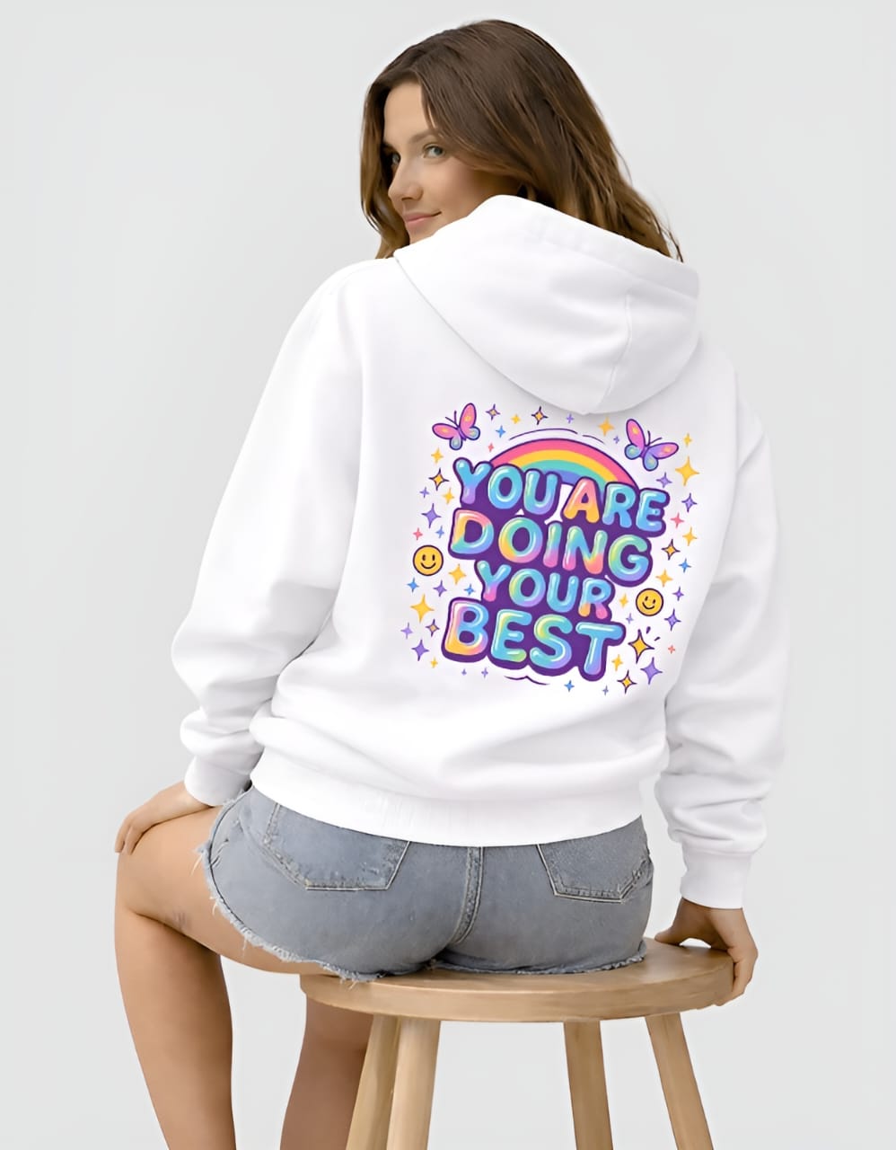 You Are Doing Your Best Unisex Oversized Hoodie