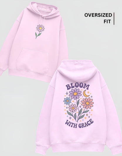 Bloom With Grace Unisex Oversized Hoodie