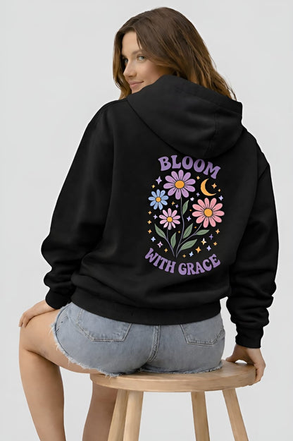 Bloom With Grace Unisex Oversized Hoodie