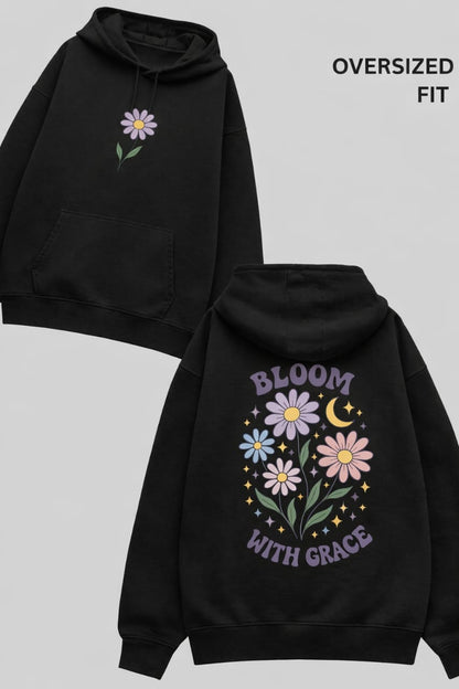Bloom With Grace Unisex Oversized Hoodie