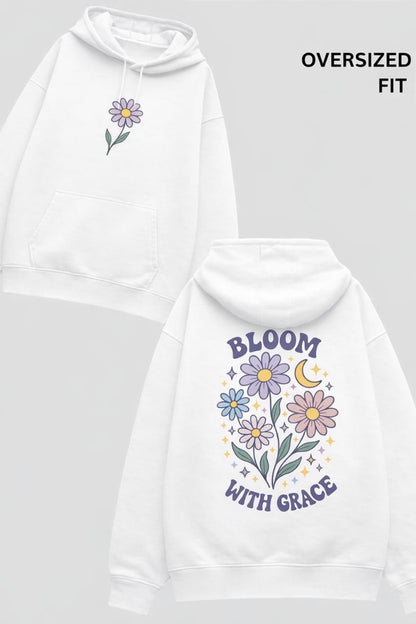 Bloom With Grace Unisex Oversized Hoodie